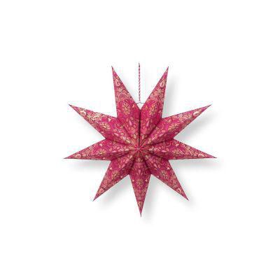 ΧΡΙΣΤΟΥΓΕΝΝΙΑΤΙΚΟ ΣΤΟΛΙΔΙ 60cm PIP STUDIO - STAR PAPER OVERALL PRINT RED