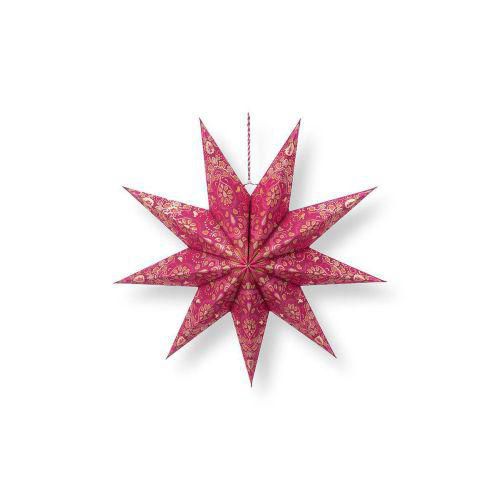 ΧΡΙΣΤΟΥΓΕΝΝΙΑΤΙΚΟ ΣΤΟΛΙΔΙ 60cm PIP STUDIO - STAR PAPER OVERALL PRINT RED