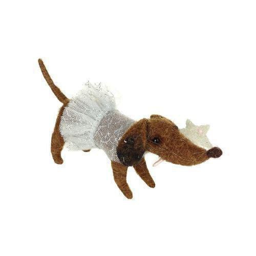 ΛΟΥΤΡΙΝΟ ΚΟΥΚΛΑΚΙ 17x4x7cm HEAVEN SENDS - DOG WITH A DRESS